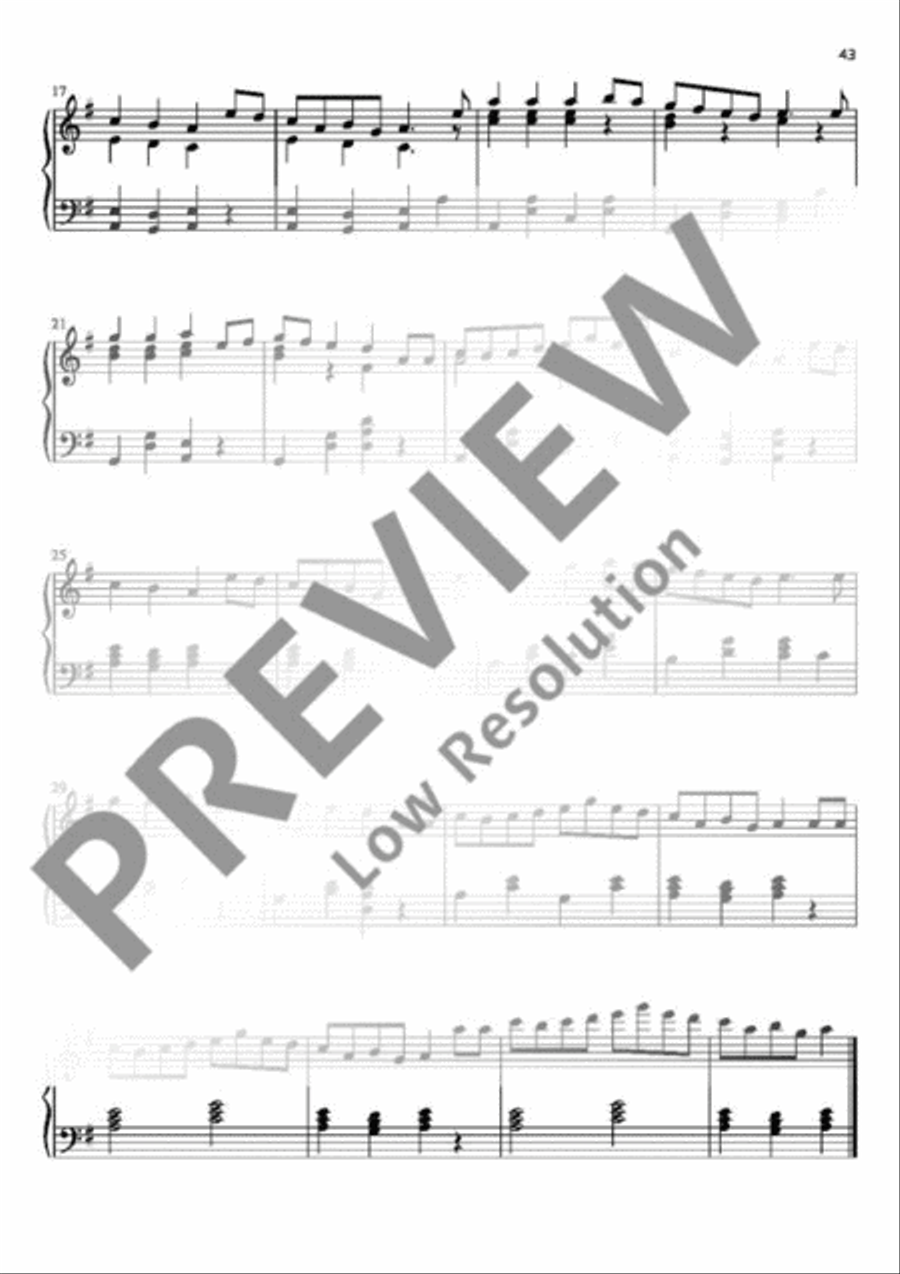 Raggle Taggle Gypsies Raggle Taggle Gypsies Piano Solo scores gallery preview page 3