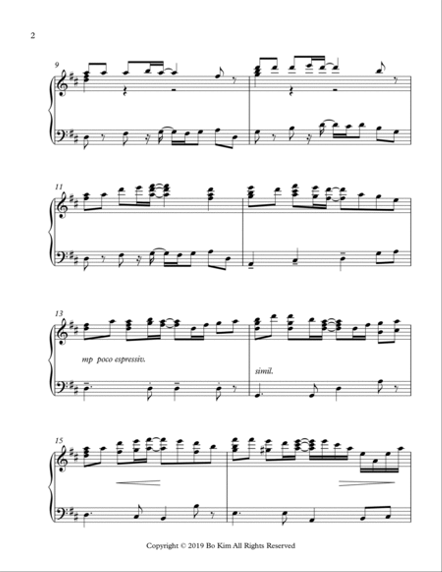 Bringing In The Sheaves (Sowing In The Morning) Piano Solo scores gallery preview page 2