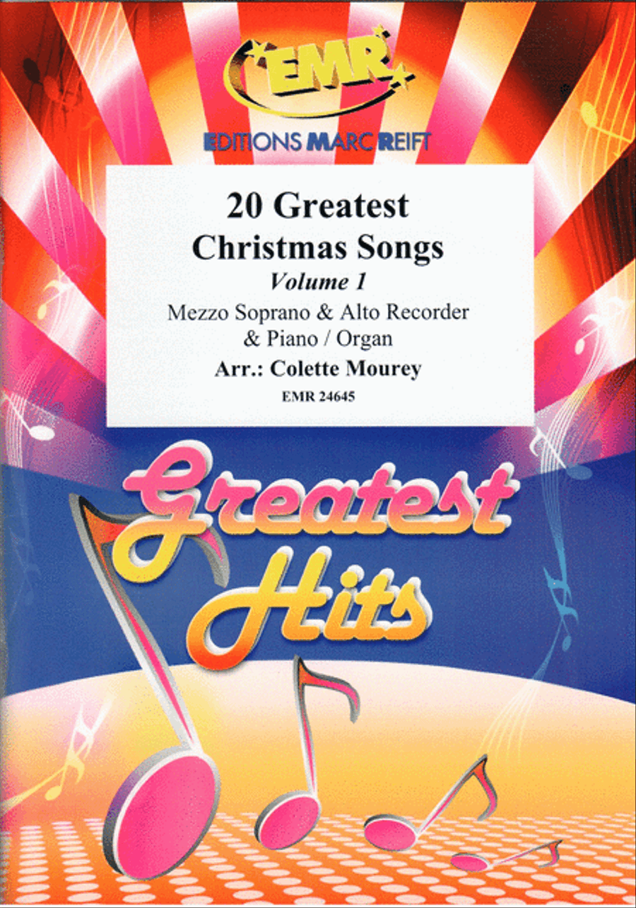20 Greatest Christmas Songs Vol. 1 Alto Recorder scores gallery preview page 1