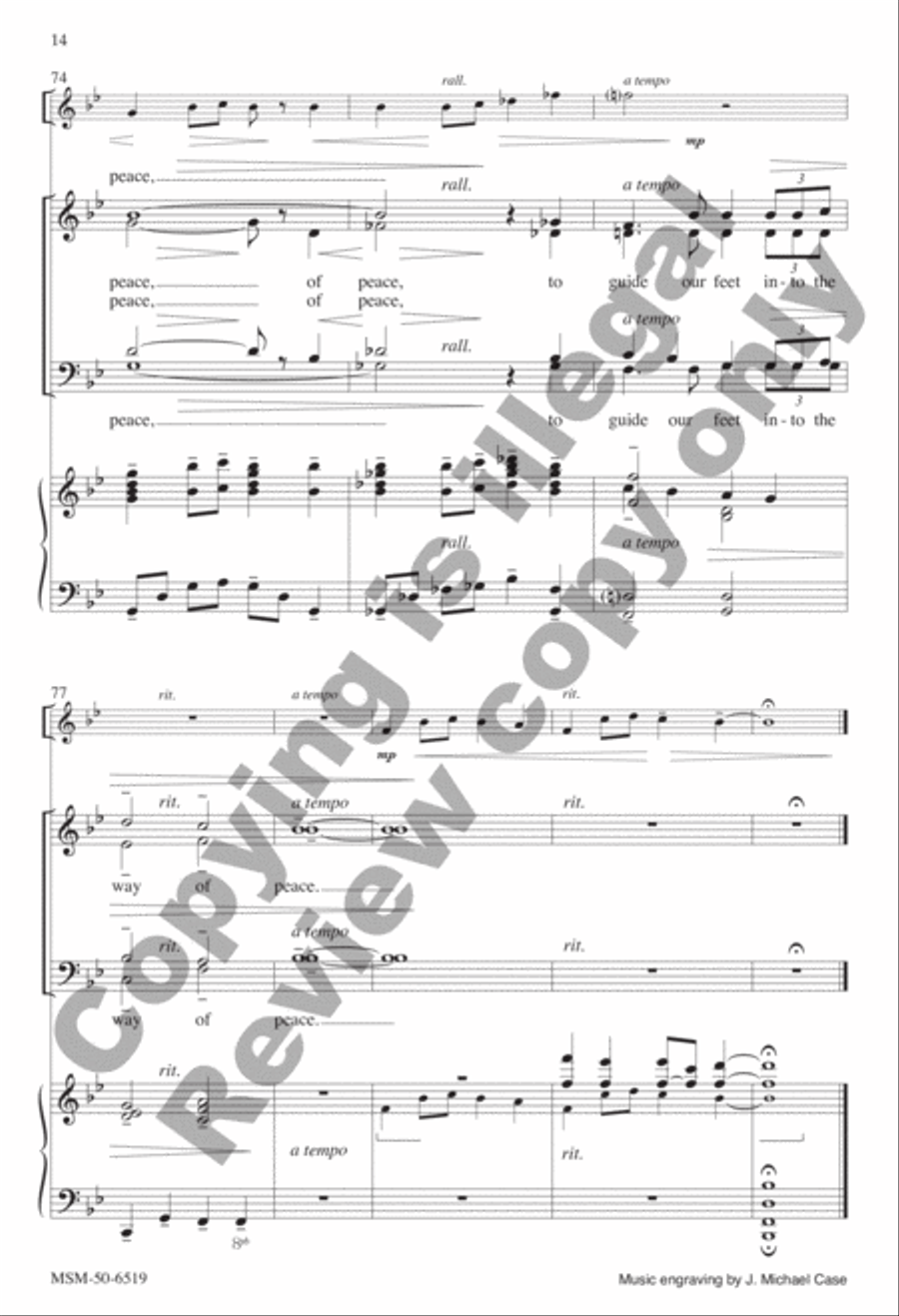 There's a Wideness in God's Mercy 4-Part scores gallery preview page 14