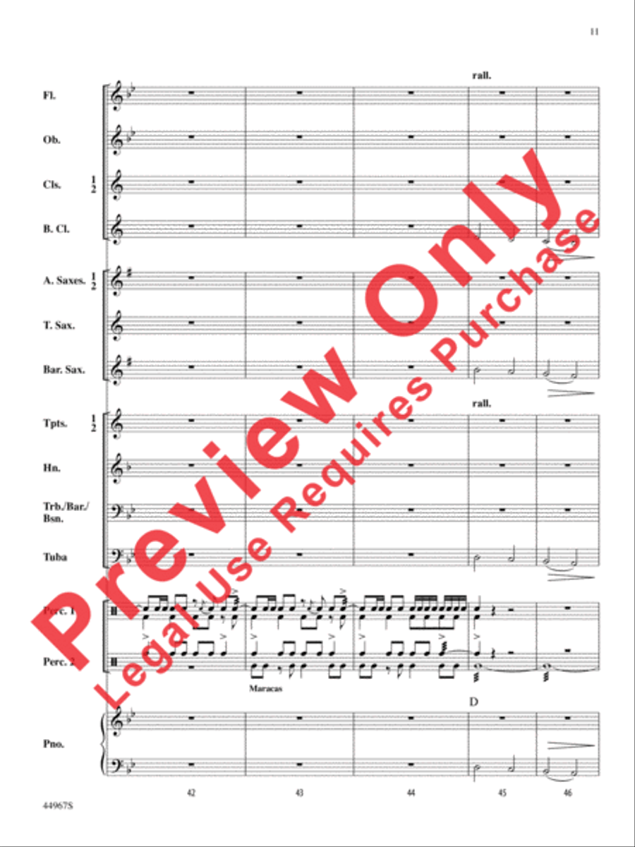 Tango Argentina Concert Band scores gallery preview page 28