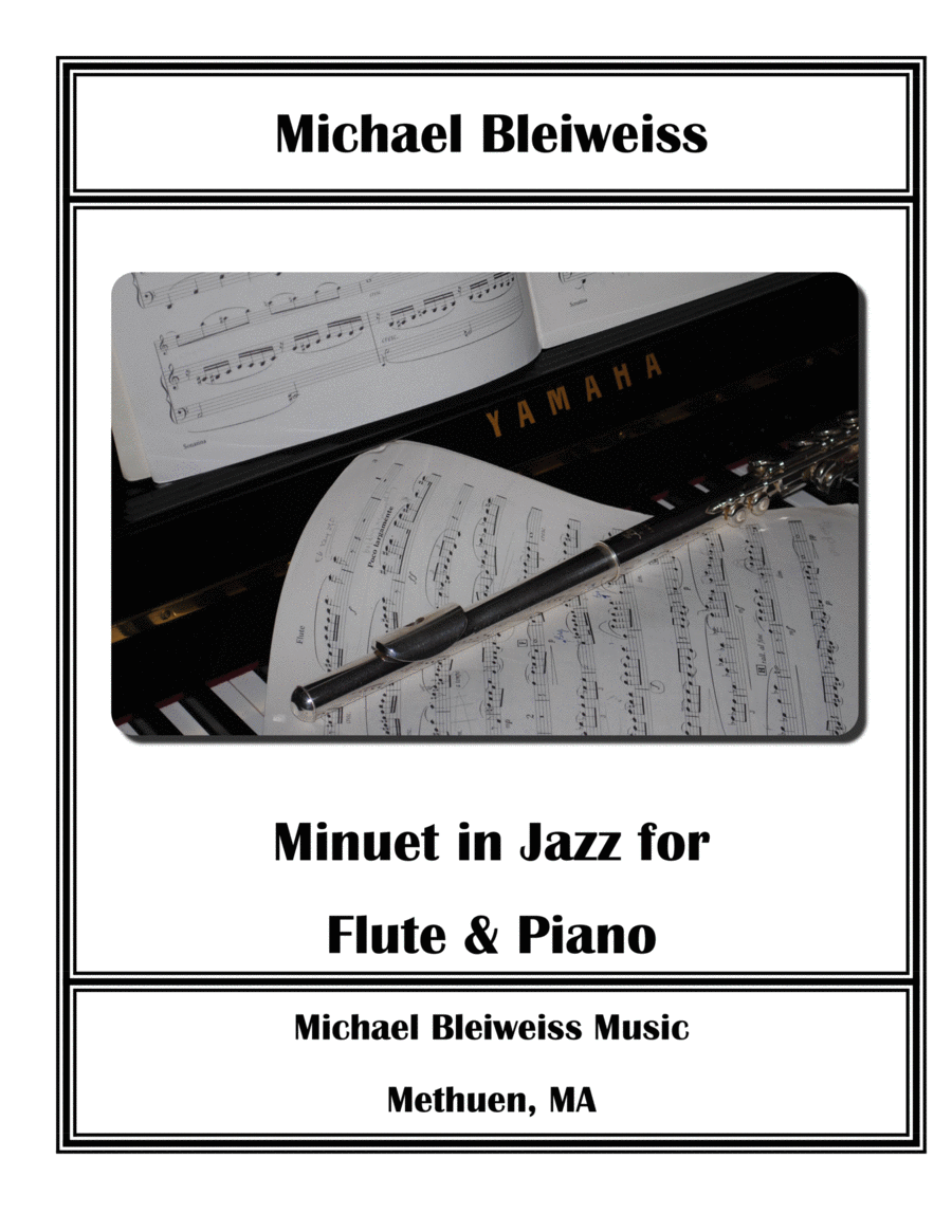 Minuet in Jazz for Flute and Piano Flute Solo scores gallery preview page 1