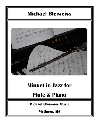 Book cover for Minuet in Jazz for Flute and Piano