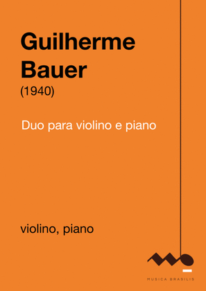 Book cover for Duo para violino e piano