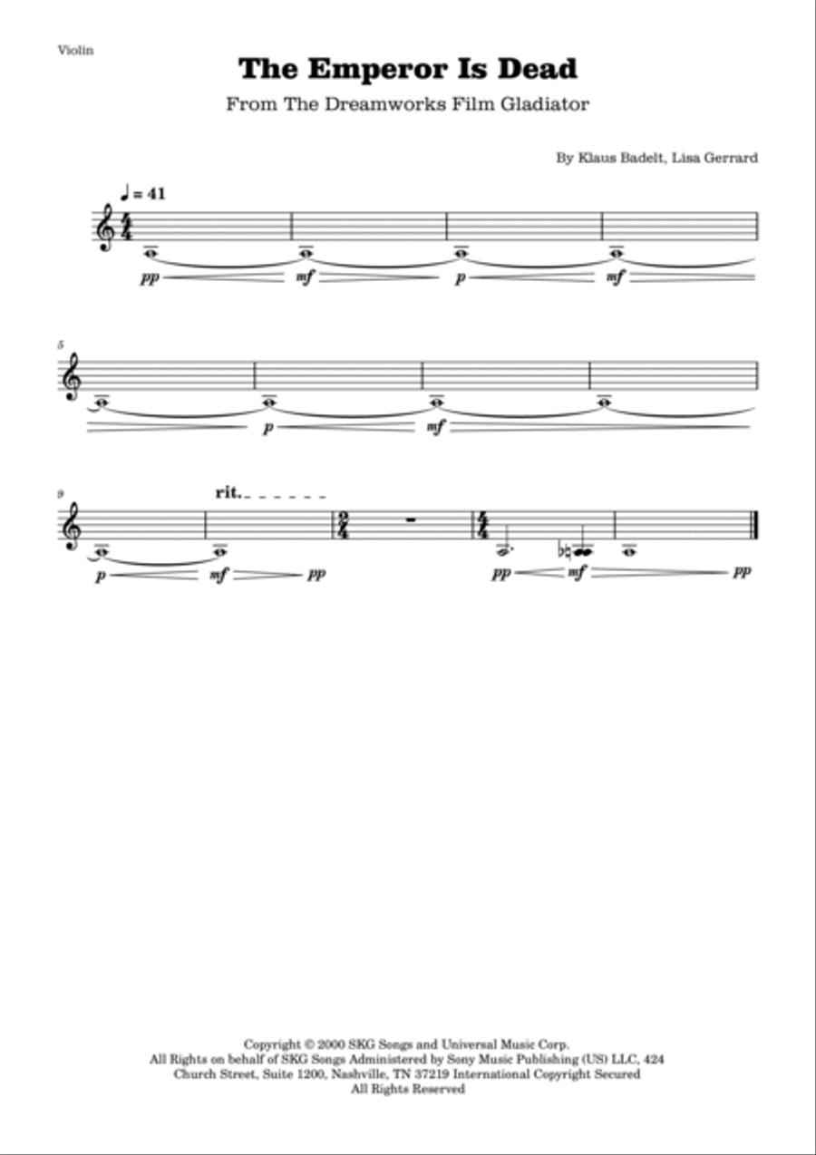 The Emperor Is Dead The Emperor Is Dead Trumpet Solo scores gallery preview page 3