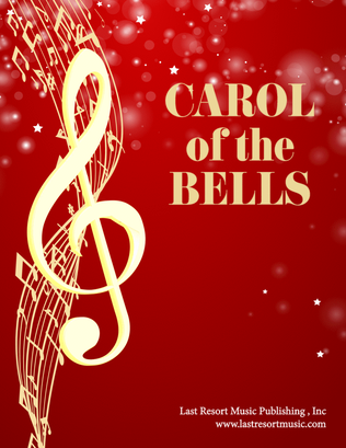 Book cover for Carol of the Bells for Flute or Oboe or Violin & Flute or Oboe or Violin Duet - Music for Two