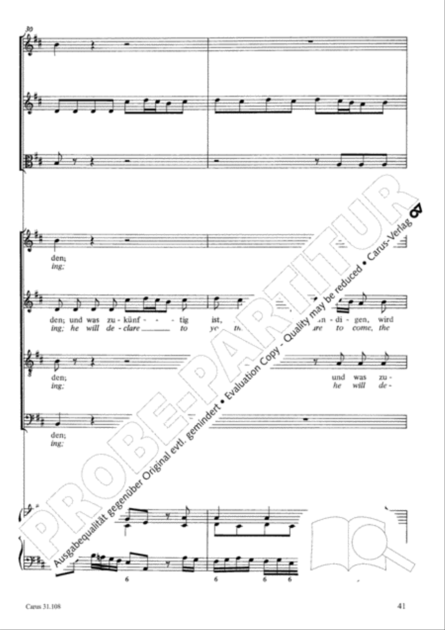 Now it is good, that I am leaving (Es ist euch gut, dass ich hingehe) ATB scores gallery preview page 42