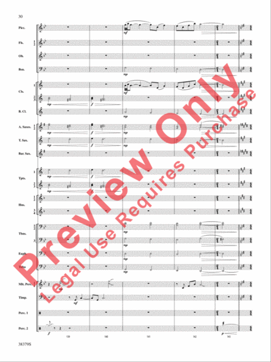 Vision Quest Concert Band scores gallery preview page 31