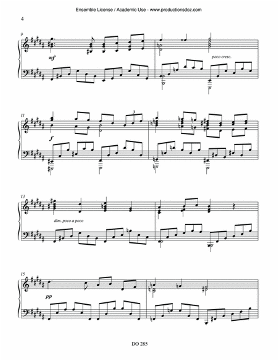 Pour mémoire de coeurps Pour mémoire de coeurps Piano Solo scores gallery preview page 4