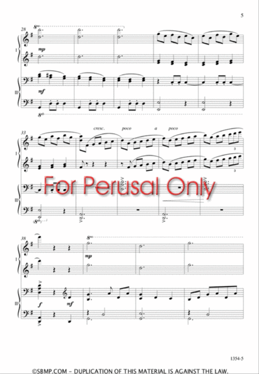 Gloucestershire Wassail - SATB Octavo 4-Part scores gallery preview page 4
