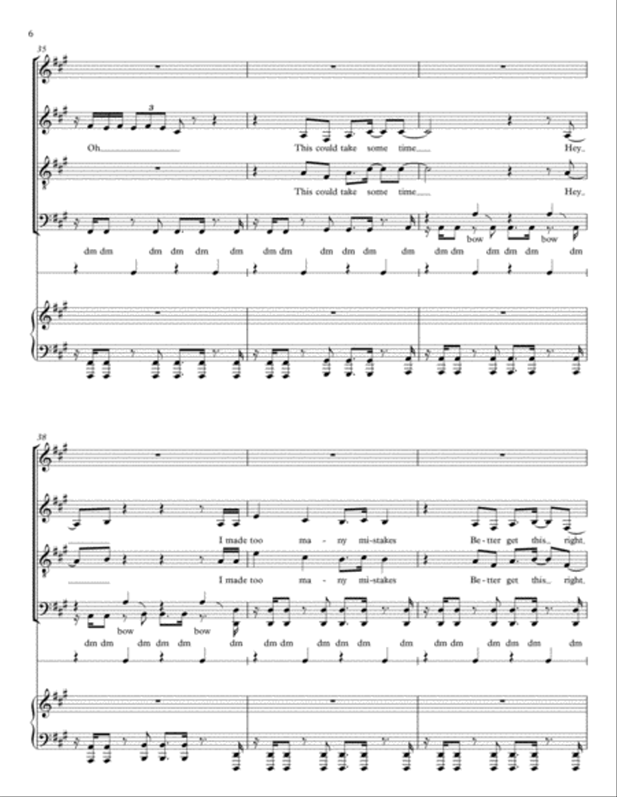 Into You Into You 4-Part scores gallery preview page 6