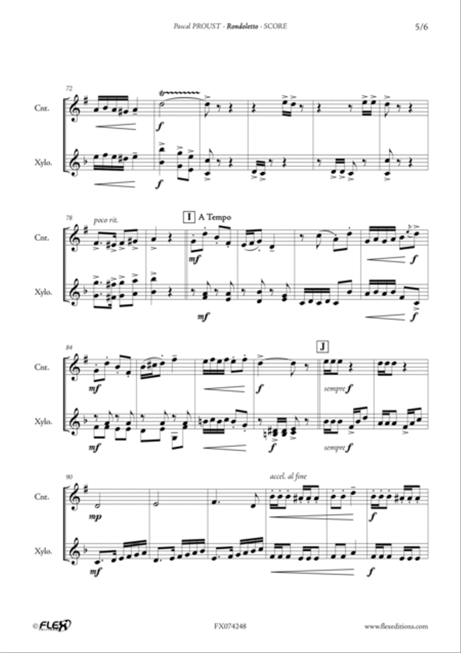 Rondoletto Cornet scores gallery preview page 5