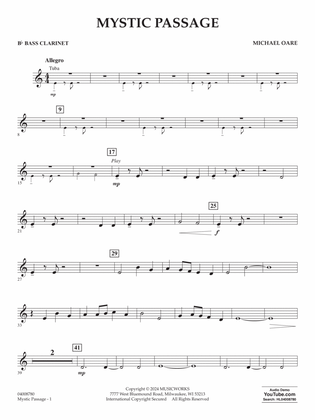 Mystic Passage - Bb Bass Clarinet