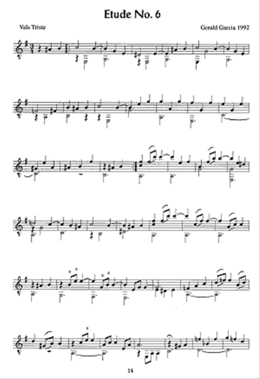 25 Etudes Esquisses for Guitar Acoustic Guitar scores gallery preview page 2