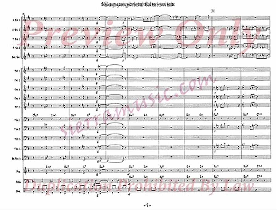 Between The Devil And The Deep Blue Sea Jazz Ensemble scores gallery preview page 10