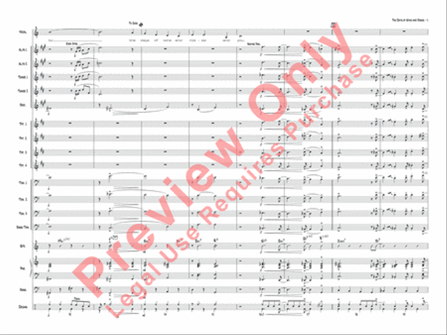 The Days of Wine and Roses Jazz Ensemble scores gallery preview page 18