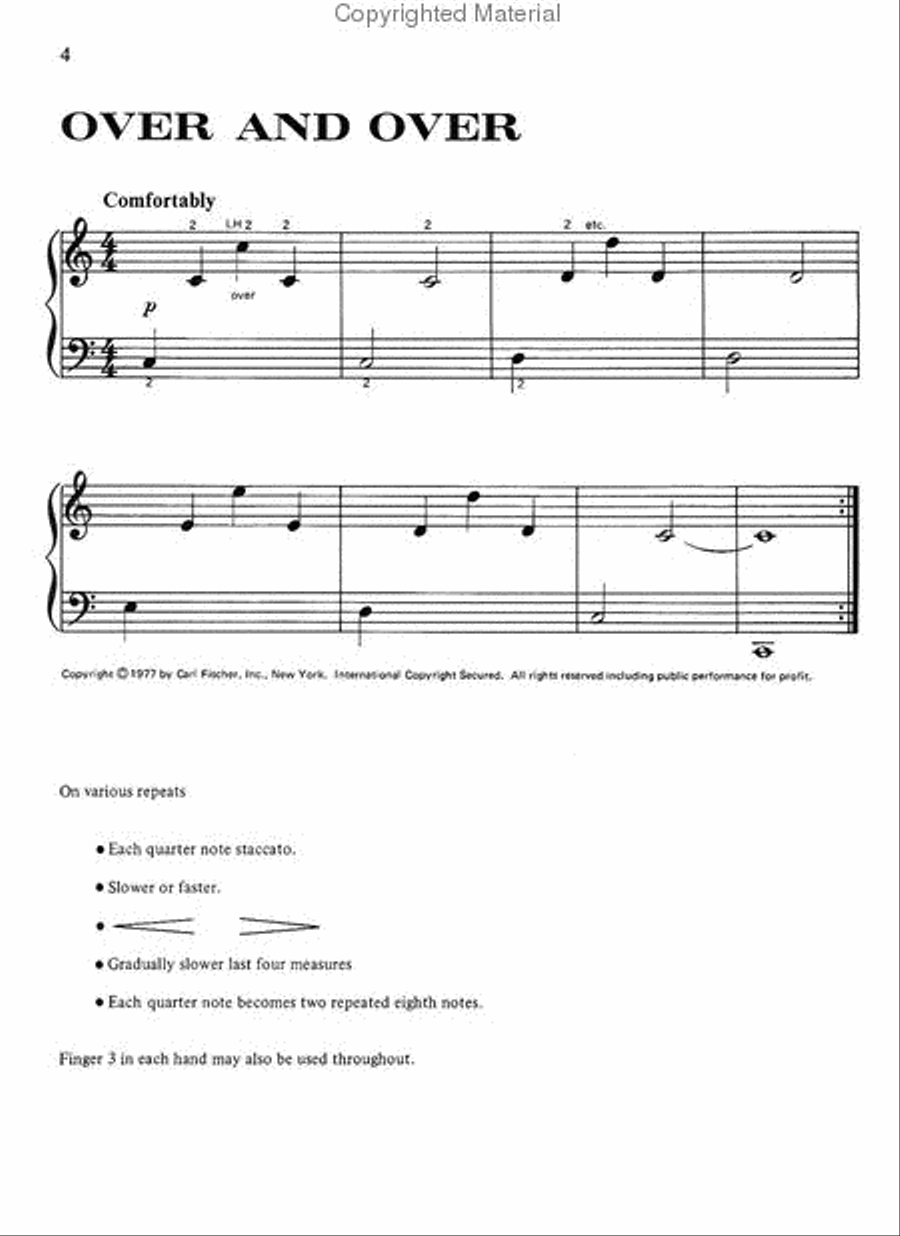 Finger Fitness Finger Fitness Easy Piano scores gallery preview page 2