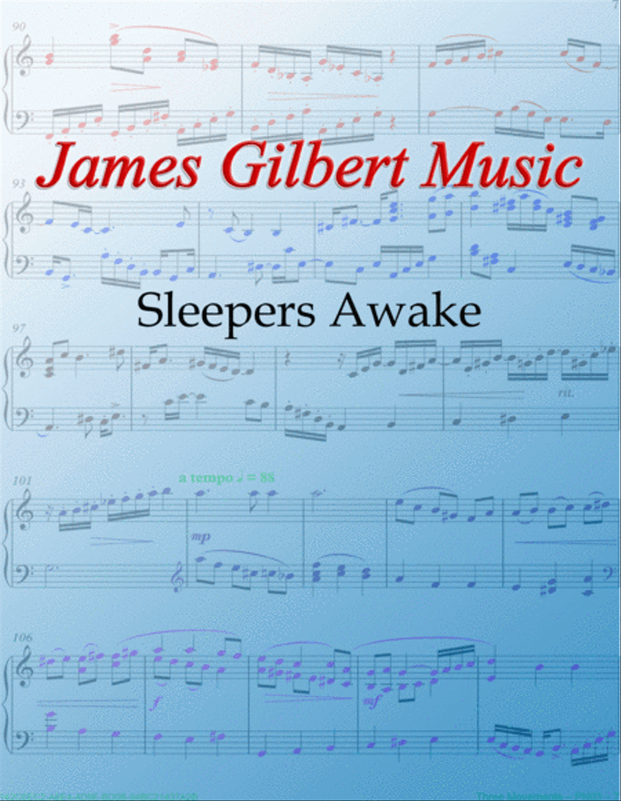 Sleepers, Awake (WACHET AUF) Organ Solo scores gallery preview page 1