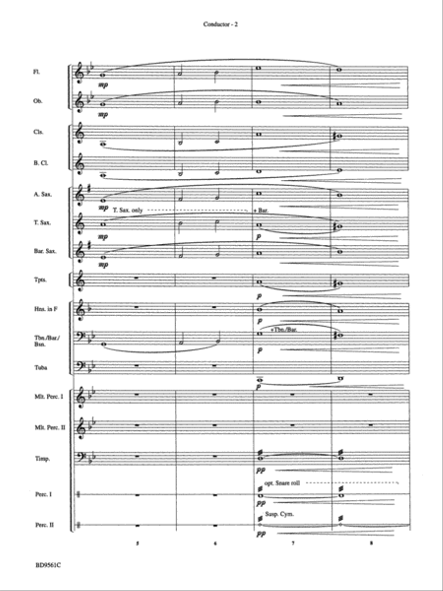 The Tempest: Score Concert Band scores gallery preview page 4