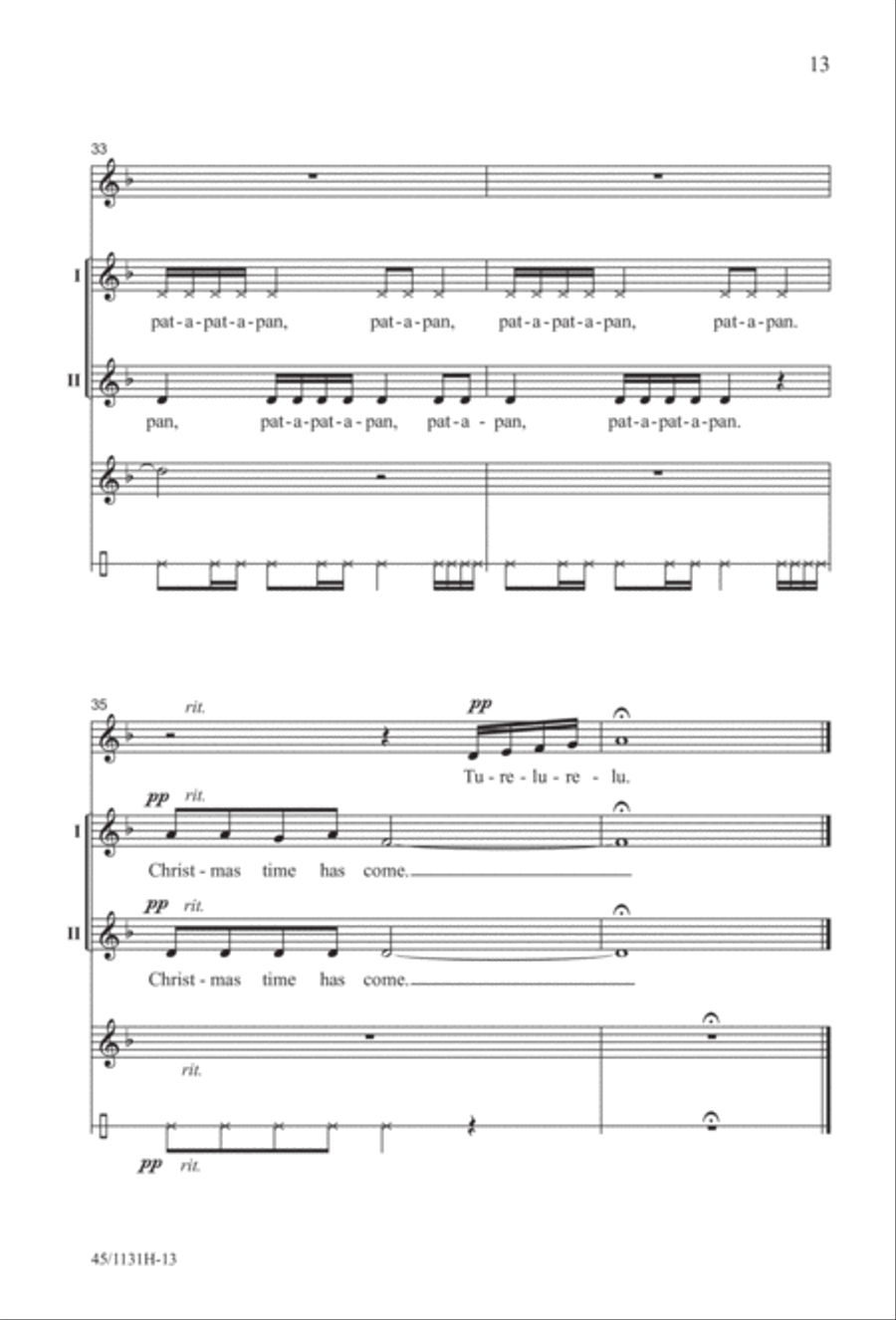 Singable Solutions for Winter Holidays 2-Part scores gallery preview page 13