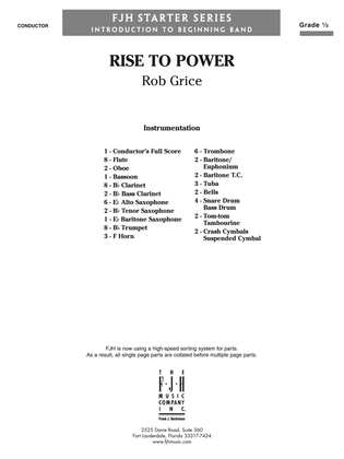 Rise to Power: Score