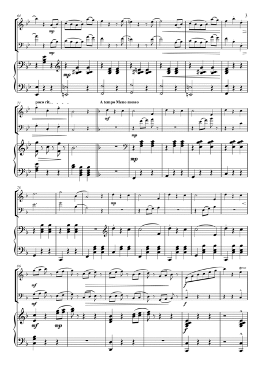 Voices of Spring - Piano Trio Piano Trio scores gallery preview page 4