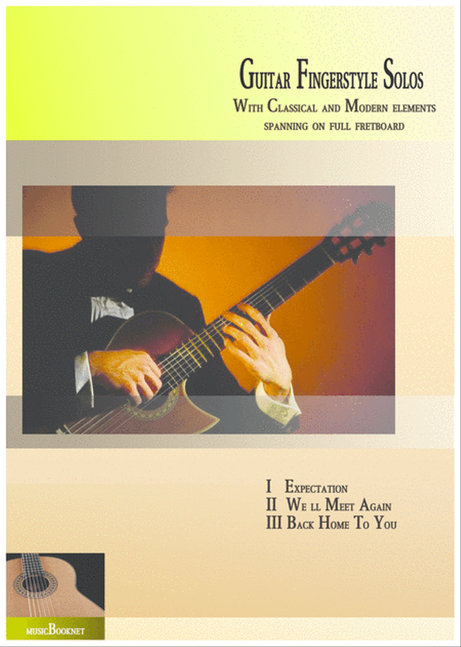Take me Home guitar fingerstyle solos Classical Guitar scores gallery preview page 1
