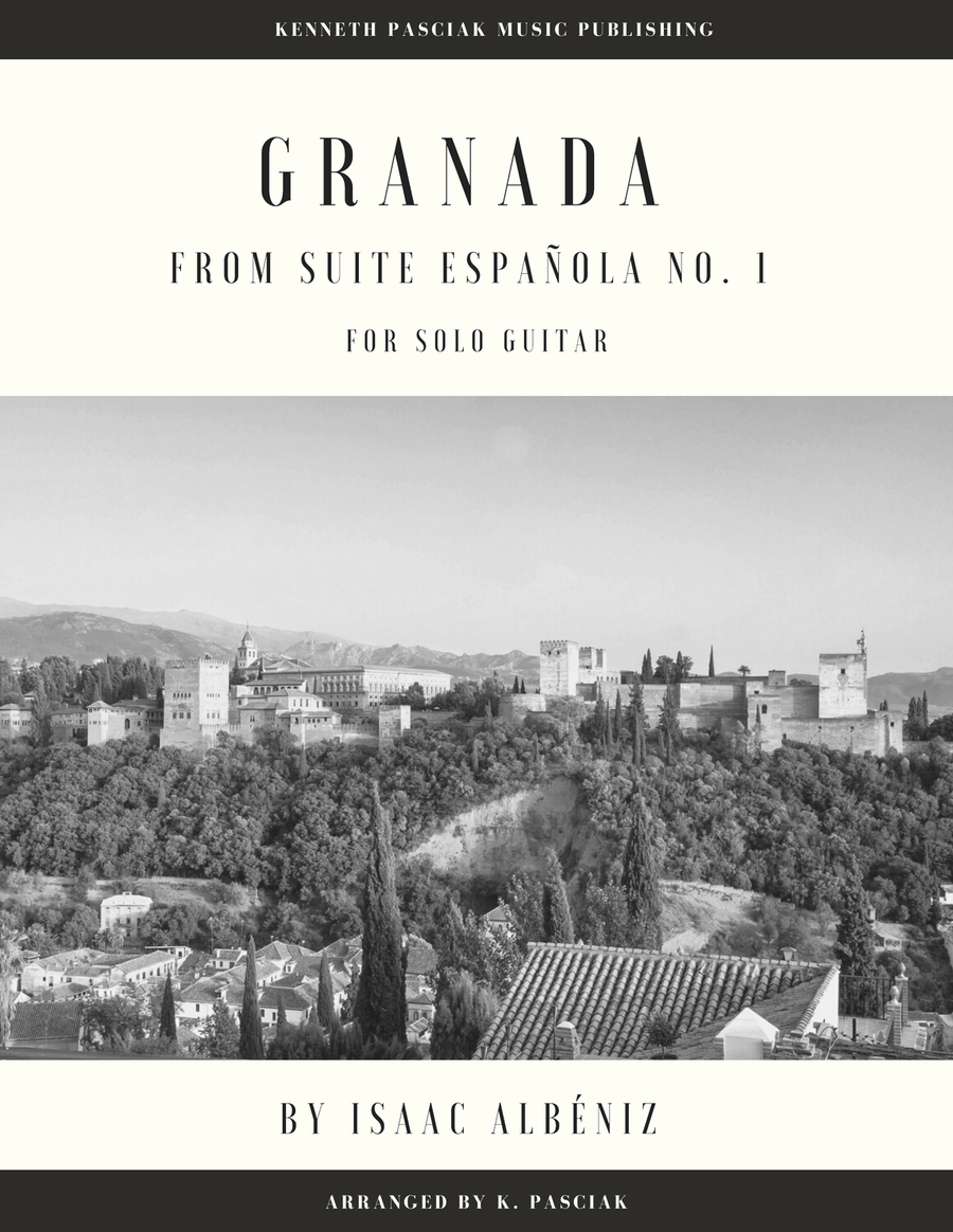 Granada (from Suite Espanola No. 1) (for Solo Guitar) Chamber Music scores gallery preview page 1