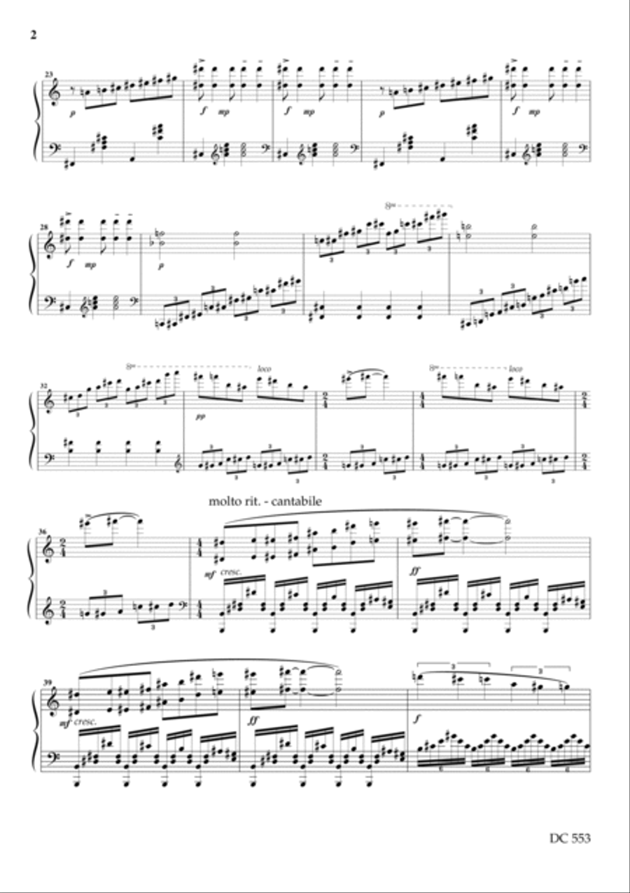 Piano Sonata No.3 Piano Solo scores gallery preview page 2