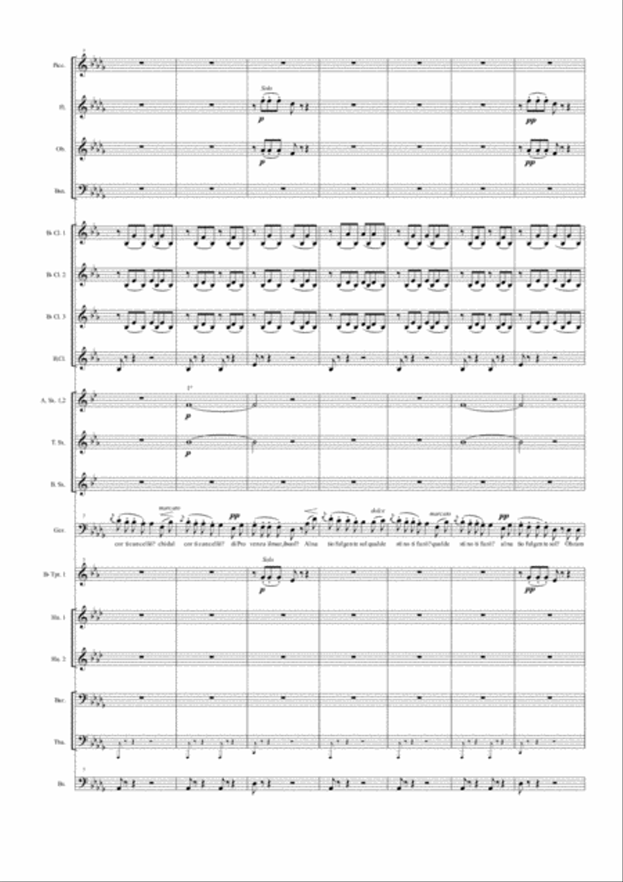 Di Provenza il mar, il suol Concert Band scores gallery preview page 2