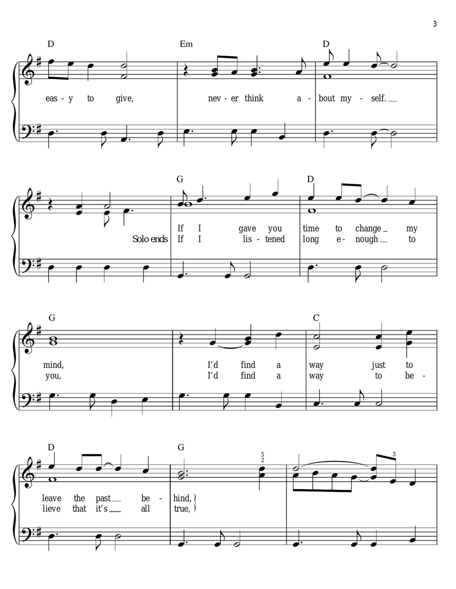 Reason To Believe Reason To Believe Voice scores gallery preview page 3