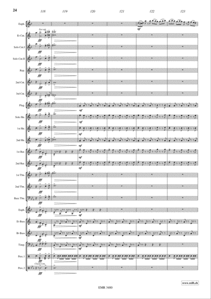 Devil's Concertino Devil's Concertino Brass Band scores gallery preview page 25