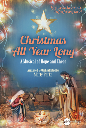 Book cover for Christmas All Year Long - Choral Book