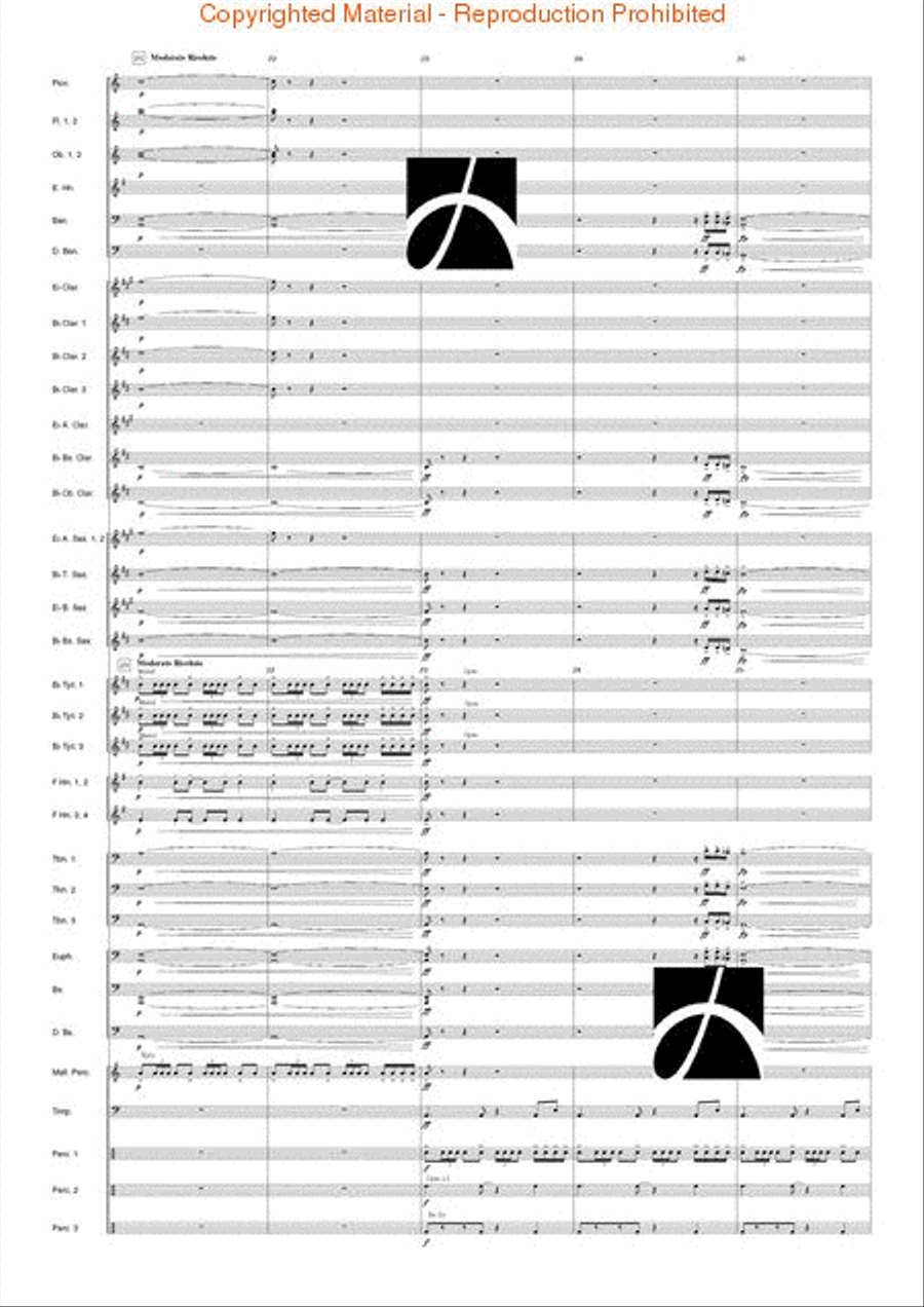 Kraftwerk Concert Band scores gallery preview page 6