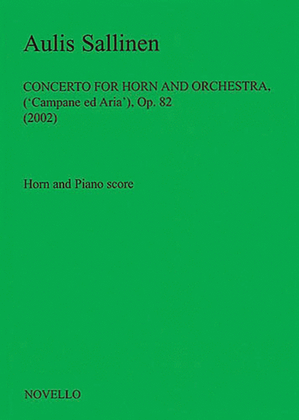 Aulis Sallinen: Horn Concerto (Horn/Piano Reduction)