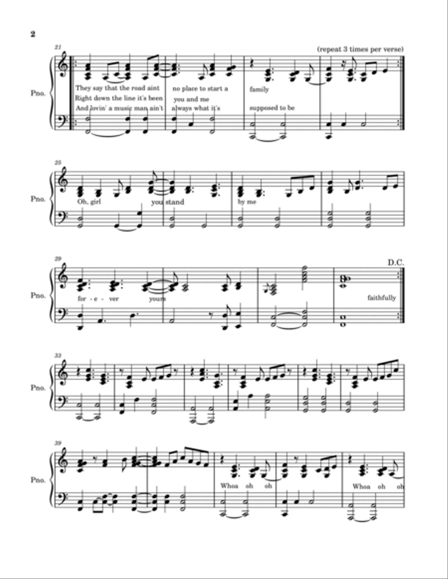 Faithfully Easy Piano scores gallery preview page 2