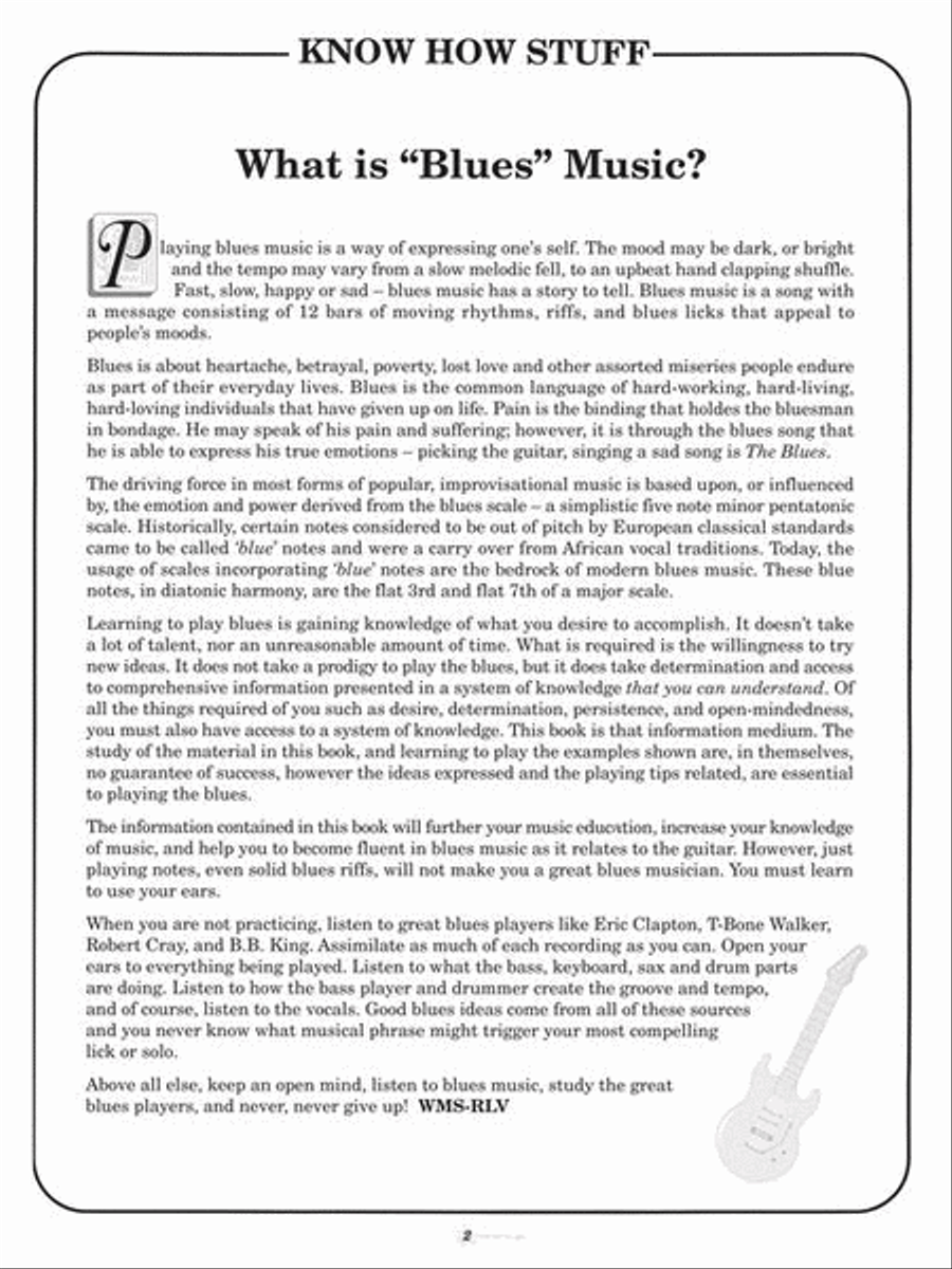 Everything About Playing the Blues Electric Guitar scores gallery preview page 8
