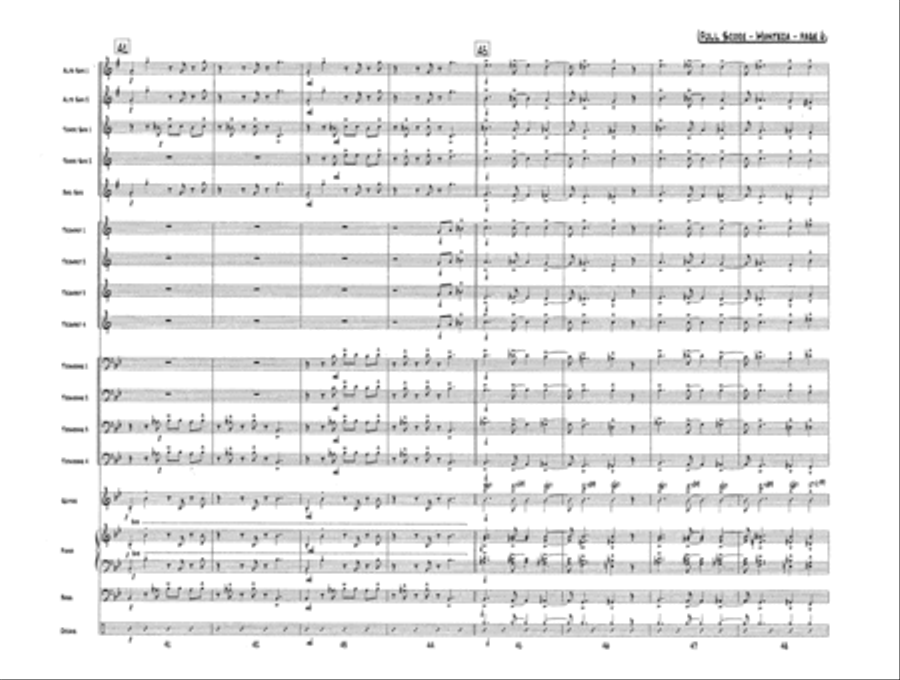 Manteca - Score Jazz Ensemble scores gallery preview page 7