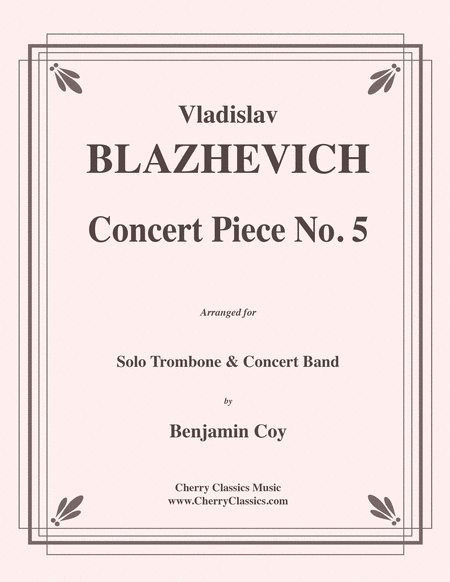 Concert Piece No. 5 for Solo Trombone & Band