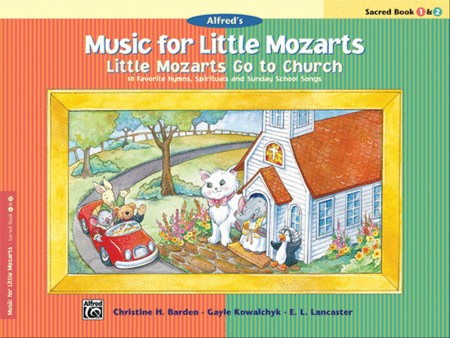 Music for Little Mozarts -- Little Mozarts Go to Church, Book 1-2 Piano Method scores gallery preview page 1