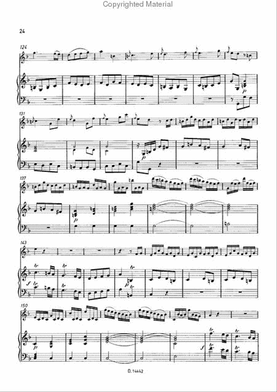 Concerto F-Dur Concerto F-Dur School and Community scores gallery preview page 25