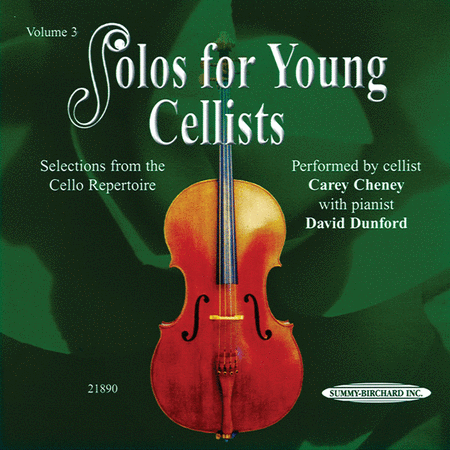 Solos for Young Cellists, Volume 3 (Audio CD)