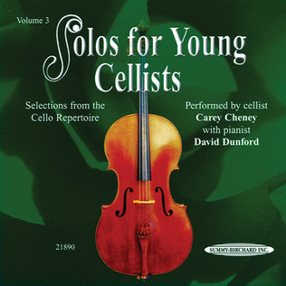 Book cover for Solos for Young Cellists, Volume 3