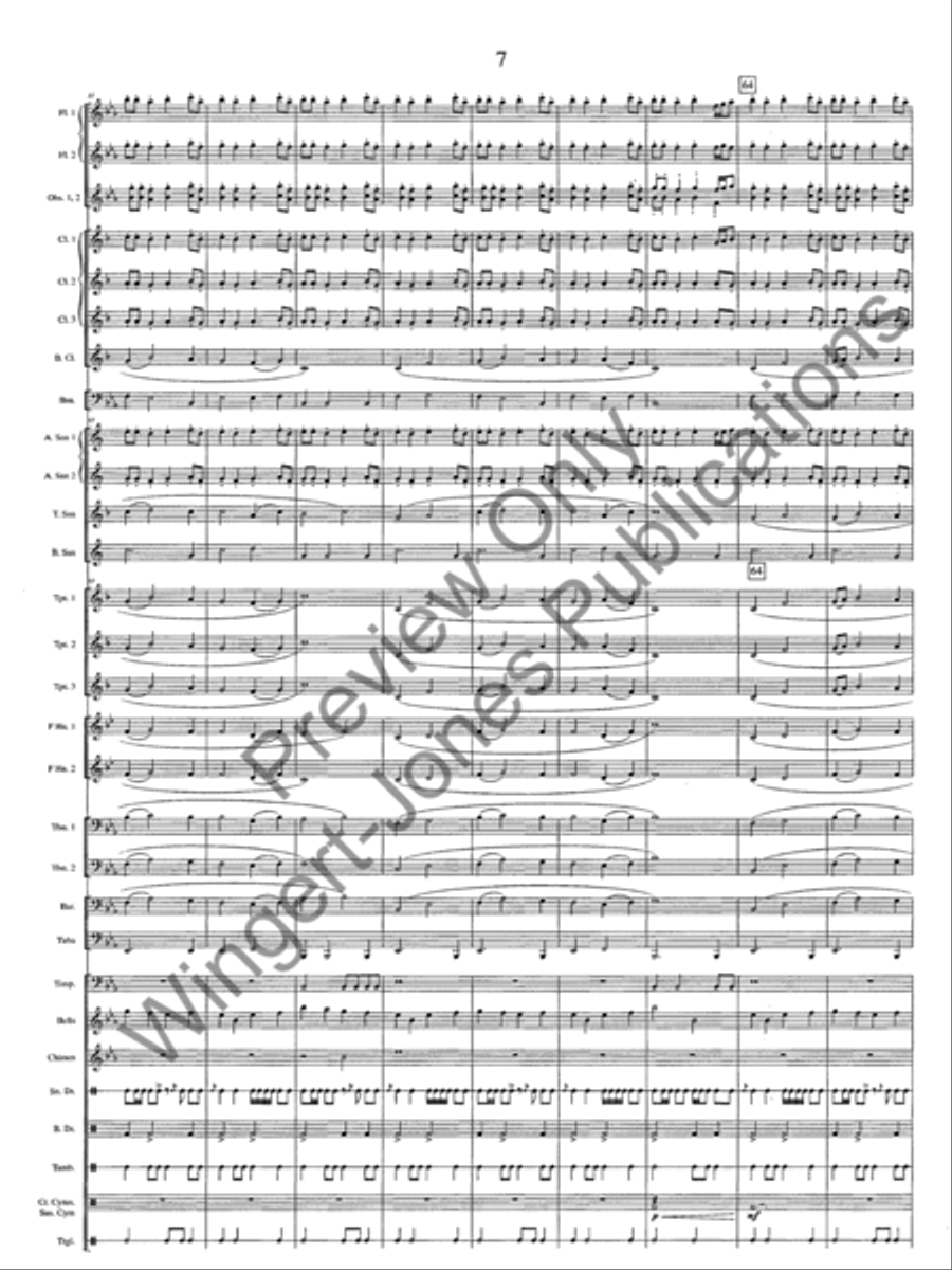 Emblem Of Freedom Emblem Of Freedom Concert Band scores gallery preview page 10