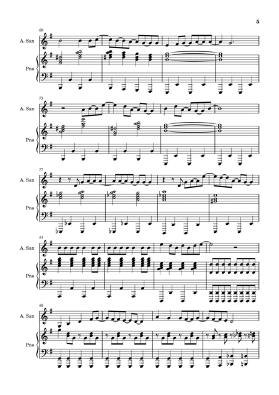 All I Want For Christmas Is You Alto Saxophone scores gallery preview page 6