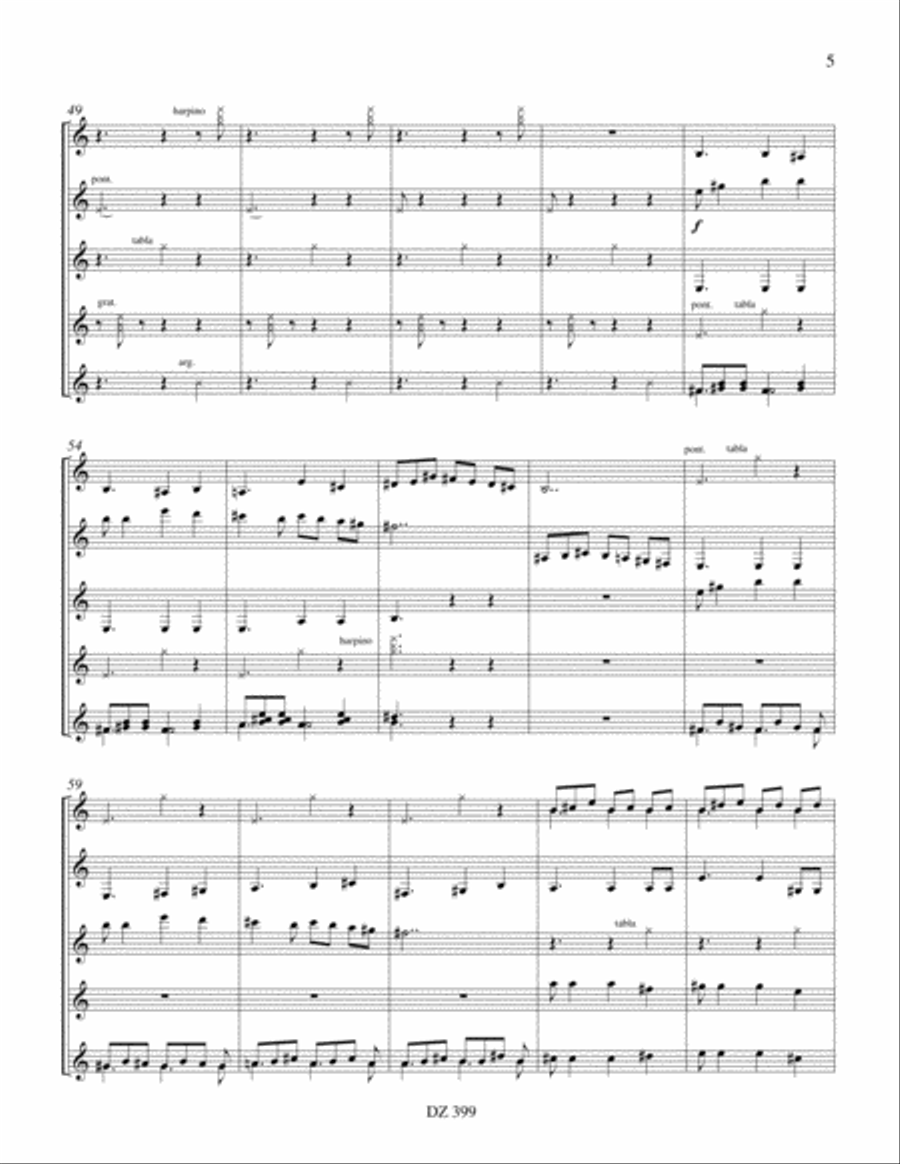 Roumania Guitar Ensemble scores gallery preview page 5