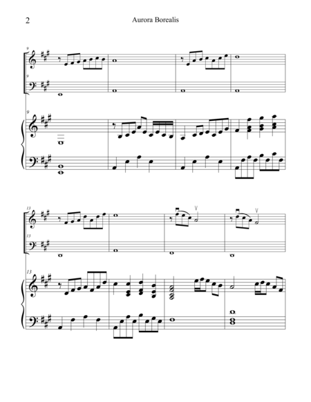 Aurora Borealis (Piano, Violin, and Cello) image number null
