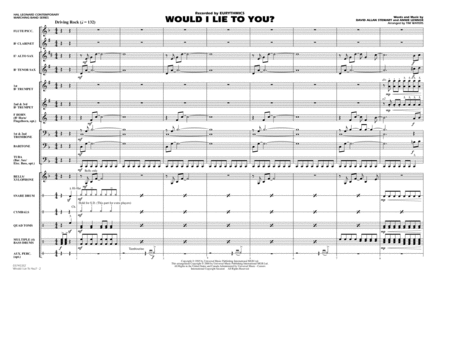 Would I Lie to You? - Full Score