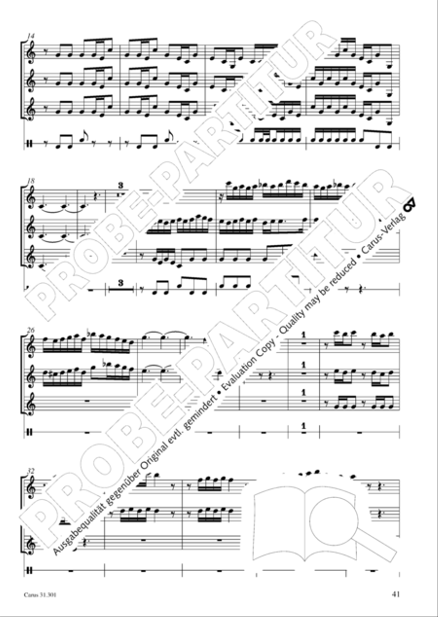 Bach for Brass 1: Cantatas I Voice scores gallery preview page 50