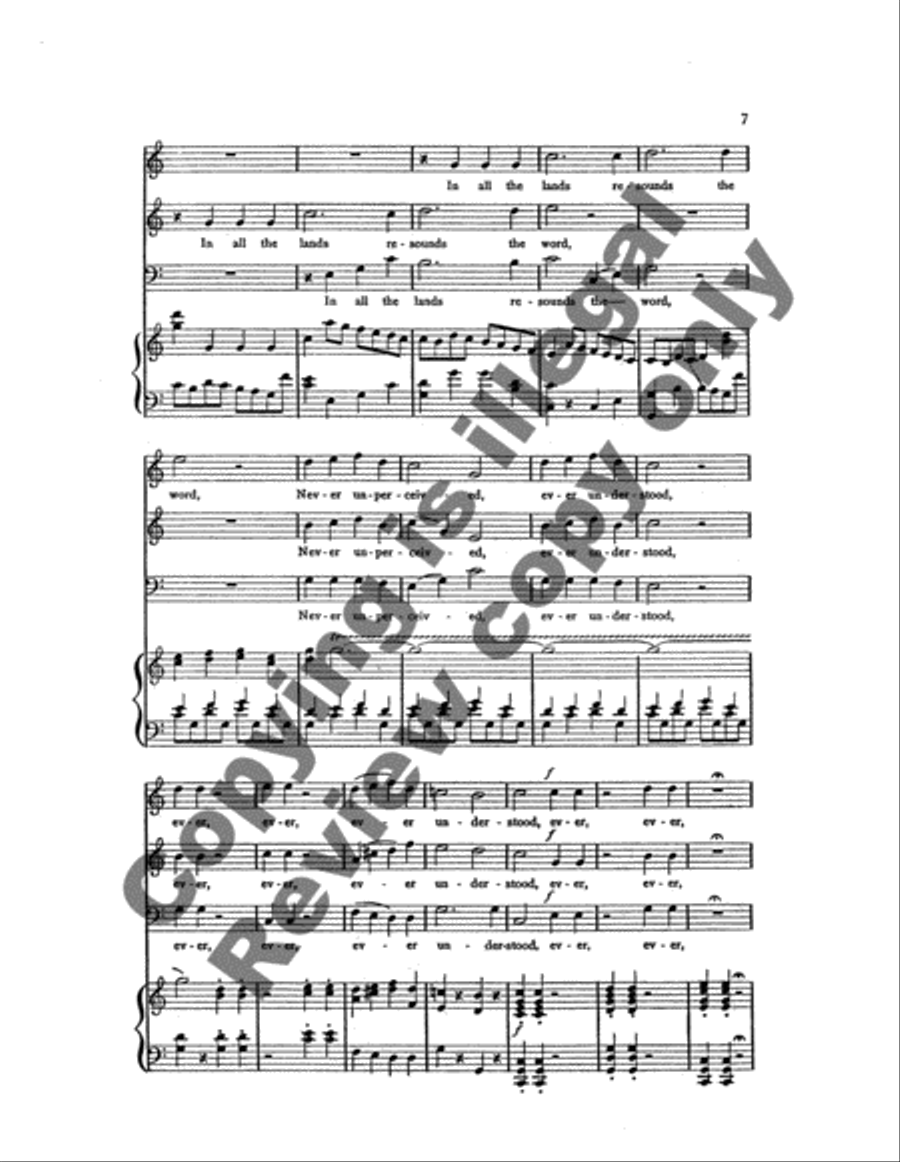 The Creation: The Heavens are Telling 4-Part scores gallery preview page 11